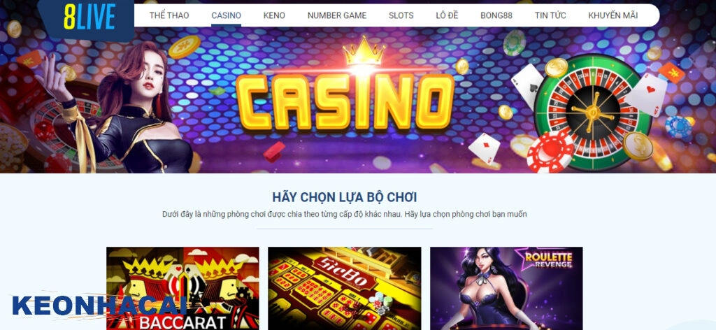 8live – Nền Tảng Giải Trí Hàng Đầu Dành Cho Game Thủ 8LIVE với kho tàng game cá cược đỉnh cao